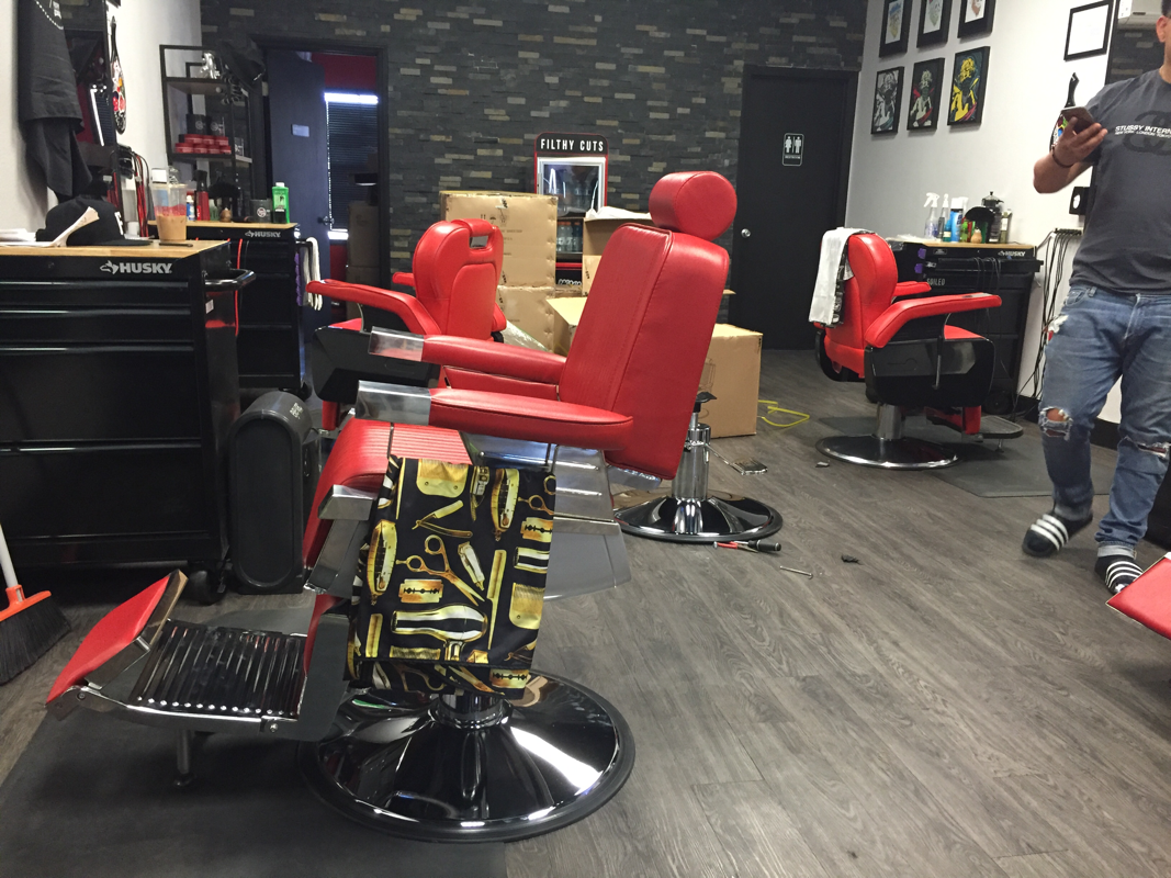 New Barber Chairs Filthy Cuts Barbershop